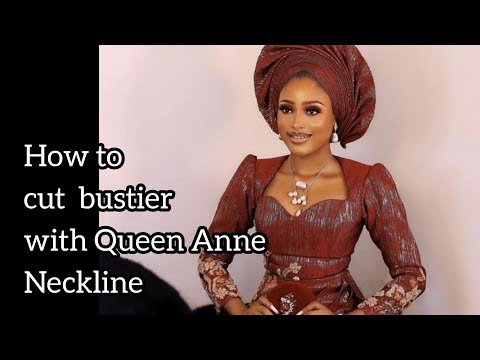 Видео: Как скроить бюстье с вырезом в стиле королевы Анны (выкройка)