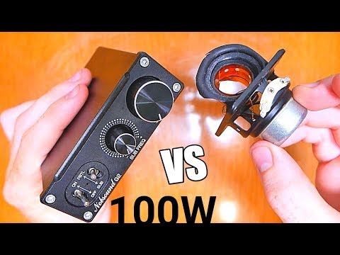 Видео: ПАЛЬ ДИНАМИКОВ УСИЛИТЕЛЬ НА 100W Class D Nobsound G2