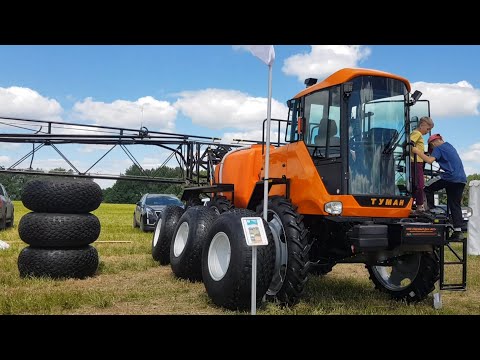 Видео: ТУМАН - 3 / ОБЗОР самоходного опрыскиватель - разбрасыватель ПегасАгро.     за Русь!