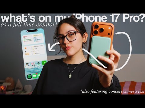 Видео: что у меня на iPhone 17 Pro | Content Creator Edition + тест концертной камеры!