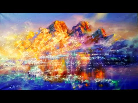 Видео: Сияющий мир на картинах художника Александра Маранова