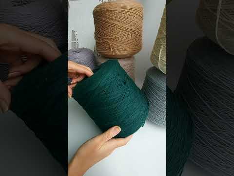 Видео: Пряжа с ангорой 🧶 Zegna Baruffa 🧶 60% меринос 20% ангора 20% па 🧶 300м/100г