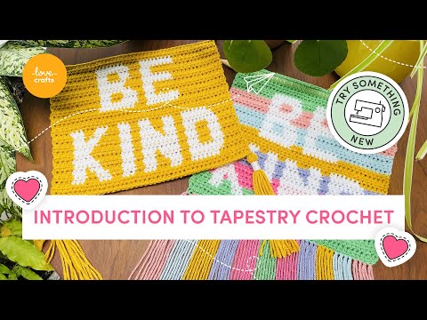 Видео: Введение в вязание гобелена крючком!