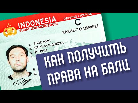 Видео: Как самому получить водительские права на Бали в 2022 году!
