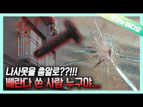 Видео: Кто-то угрожает дому гвоздометом!