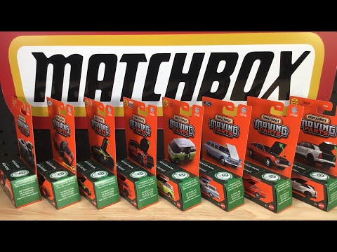 Видео: Matchbox 2025 Mix 8 подвижных частей