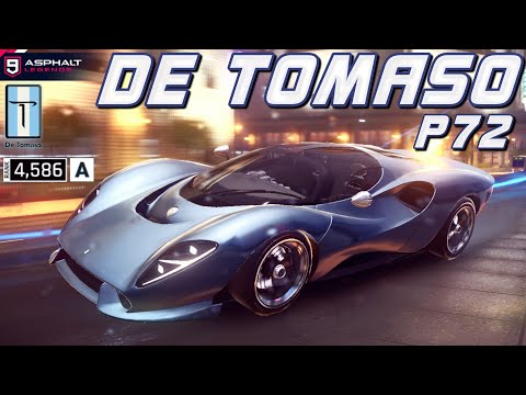 Видео: Asphalt 9 : УТКА ДЕВЯТОГО АСФАЛЬТА ! Обзор и сетевой тест-драйв De Tomaso P72 в золоте (Ранг 4586)🦆
