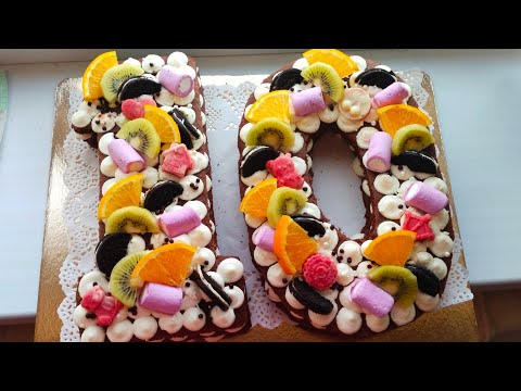 Видео: Торт Вупи пай. Цифра торт.