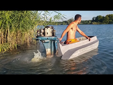 Видео: ЛОДКА ИЗ КОЛЯСКИ МОТОЦИКЛА ИЖ и ВИХРЬ 20. ЧАСТЬ 2 \ BOAT FROM MOTORCYCLE SIDECAR. PART 2