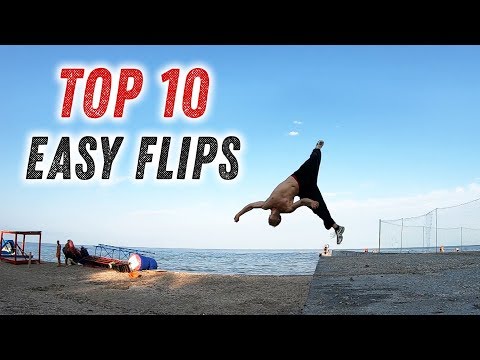 Видео: ТОП 10 ЛЁГКИХ САЛЬТО (TOP 10 EASY FLIPS)