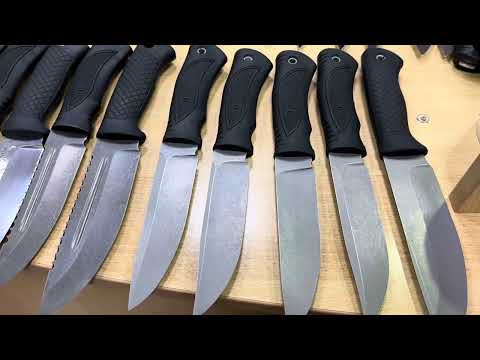 Видео: Новые ножи с рукоятью из эластрона❗️