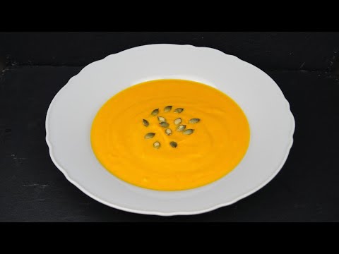 Видео: ТЫКВЕННЫЙ СУП-ПЮРЕ со СМЕТАНОЙ/ Немецкий тыквенный суп