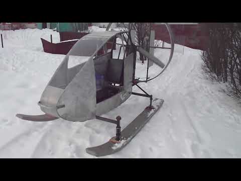 Видео: Испытания аэросаней с аэродинамическими рулями