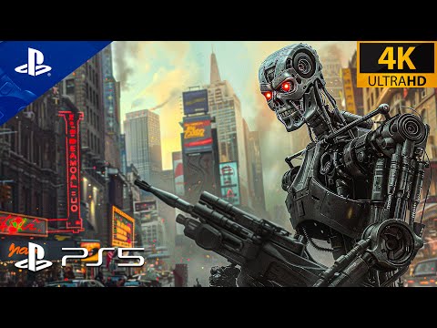 Видео: Атака на базу «Скайнет» | | ВЫГЛЯДИТ АБСОЛЮТНО УЖАСАЮЩЕ | Ультрареалистичная графика | Сопротивле...