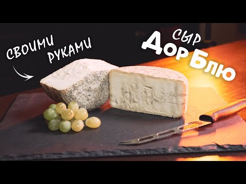 Видео: Варим сыр а-ля Дор Блю - рецепт в домашних условиях | Дегустация домашнего Дор Блю #дорблюрецепт