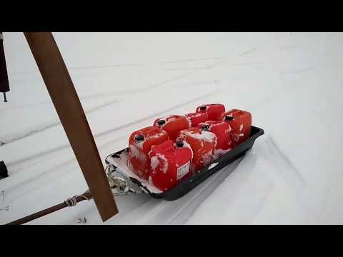 Видео: Проверяем возможности аэросаней в оттепель.