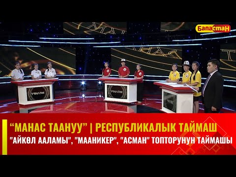 Видео: "Айкөл ааламы, "Мааникер", "Асман" топторунун таймашы // МАНАС ТААНУУ // 2023