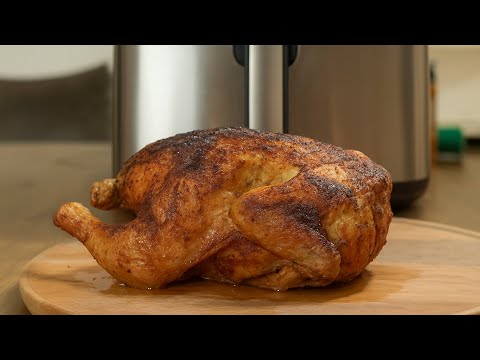 Видео: Сочная курица, запеченная в аэрофритюрнице – хрустящая и быстрая!