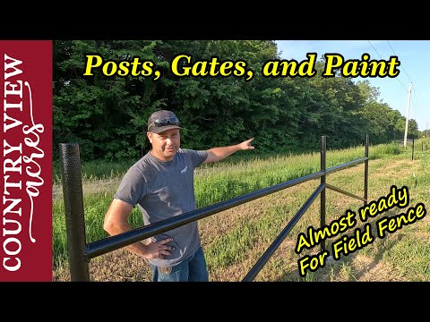 Видео: Эта краска не смывается. Спросите меня, откуда я знаю. — Строительство нового ограждения для паст...