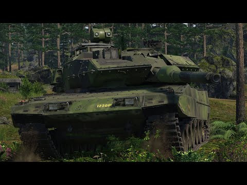 Видео: (Недо) обзор Strv 122 A/B или ядерка на лучшем топе на не лучшей карте в War Thunder