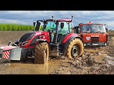 Видео: Грузовик Застрял В Грязи – Тракторное Шоу | Horní Vlčkovice