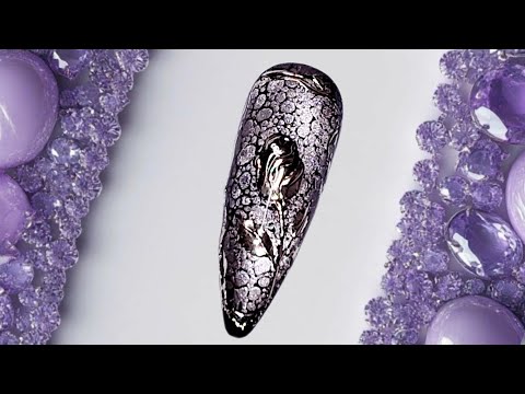 Видео: Стильный дизайн с пеной для осени. МК/Powerful nail designs for fall. Nail Tutorial.