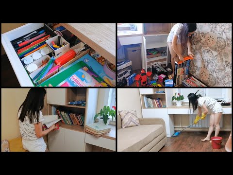 Видео: Расхламление игрушек, организация хранения и уборка в комнате сына