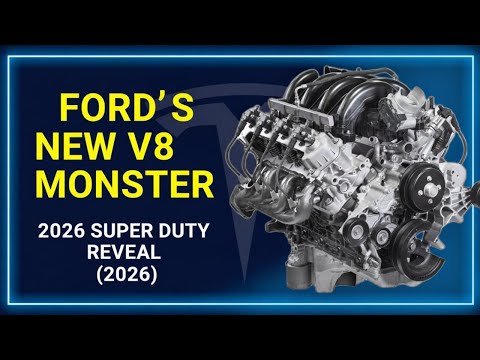 Видео: Ford представляет ЗВЕРИНЫЙ двигатель V8 для Super Duty 2026 года!