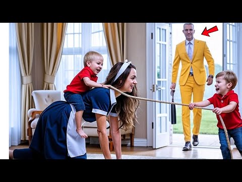 Видео: Миллионер застал горничную, играющую с его сыновьями — то, что он сделал потом, изменило всё....