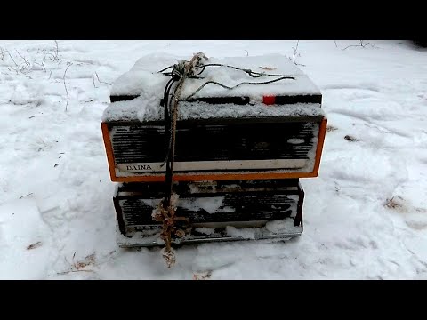 Видео: Катушечный магнитофон Дайна с помойки 2 штуки