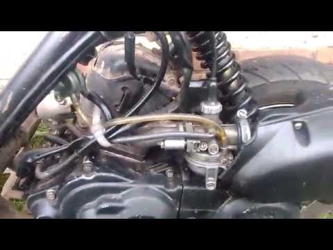 Видео: "Stunt Project" Убираем родной бензобак на Honda Dio