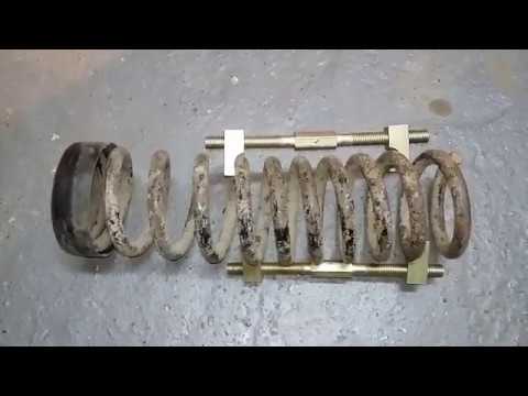 Видео: Как установить переднюю пружину мерседес W124