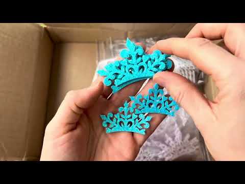 Видео: Распаковка🤗🤗🤗 все для красивых новогодних корон👸