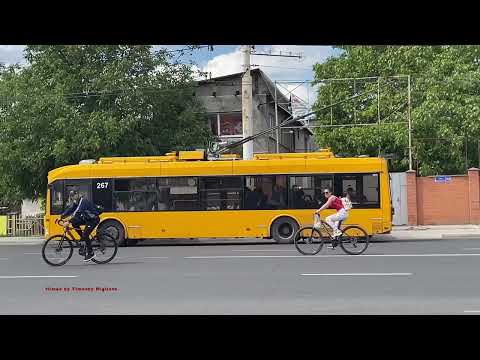 Видео: ☭ ☭ Trolleybuses in the Country that Doesn't Exist (Tiraspol, Transnistria) Тираспольский троллейбус
