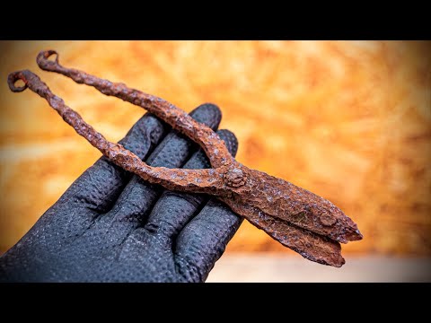 Видео: Ремонт очень ржавых японских цветочных ножниц‼