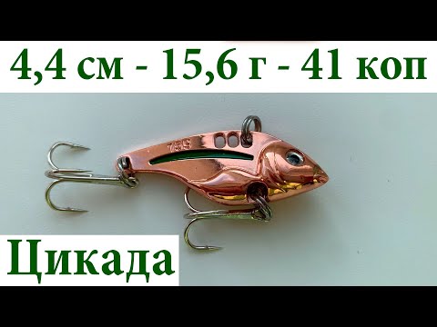 Видео: Продавець помилився з розміром приманки! Цикада на окуня! Цикада для щуки! Цикада на жереха, білизну