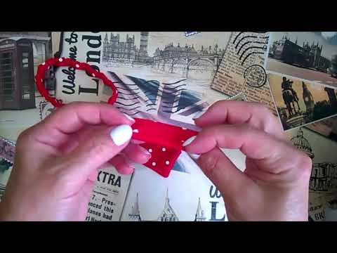 Видео: Повязка на голову - бонус к платью для куклы