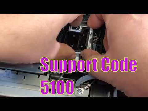 Видео: Код поддержки Canon 5100: отрегулируйте сборку отработанных чернил —Canon Paper Jam Fix TR8520 Error