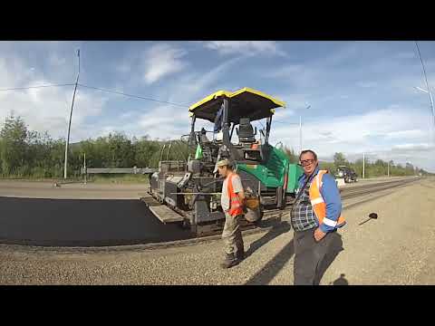 Видео: Сокол.  Ремонт трассы Колыма 1986 км.   3 августа 2022 г.