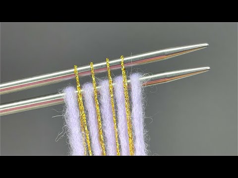 Видео: НЕОБЫЧНАЯ ТЕХНИКА вязания узора с РАЗНОЙ толщиной нити. Настоящее открытие для любителей креатива!