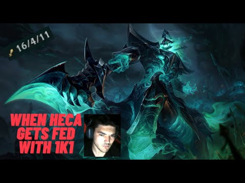 Видео: Ето какво става когато Hecarim се фийдне!! :D (FULL GAME)