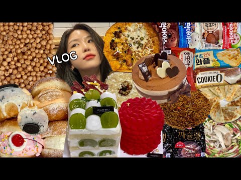 Видео: Подзаголовок) Один прием пищи в деньㅣMukbang VLOGㅣПерееданиеㅣ23: 1 прерывистое голодание ДИЕТА