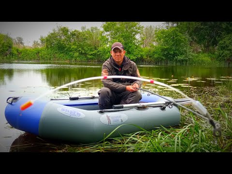 Видео: Ловля КАРАСЯ на Боковой Кивок. Лучшая Рыбацкая ПВХ лодка Shark Boat 230c.