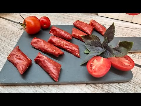 Видео: Самая вкусная и полезная ПАСТИЛА из ТОМАТОВ простой пошаговый рецепт пастилы из помидоров