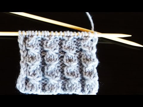 Видео: Легкий способ вязания косичек для начинающих / Имитация косичек / Ложные косички 3х2