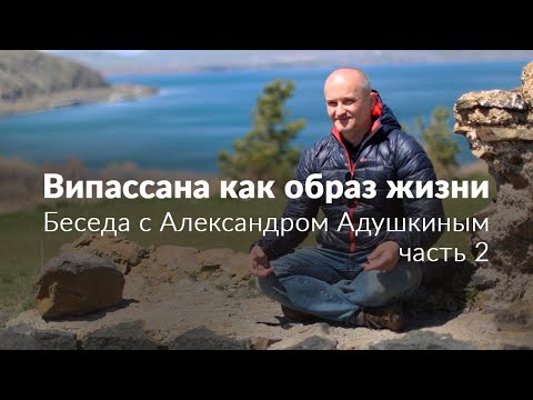 Видео: Випассана как образ жизни. Беседа с Александром Адушкиным. Часть 2