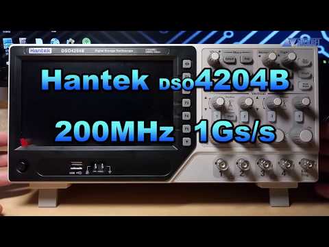 Видео: Hantek DSO4204B. Обзор. Часть 1 (4004 Series)