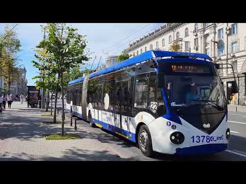 Видео: [4K 60fps] Chisinau trolleybuses | Troleibuzele din Chișinău | Кишинёвские троллейбусы | июль 2023