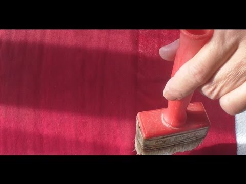 Видео: Как желатинить бархат. Цветы из ткани