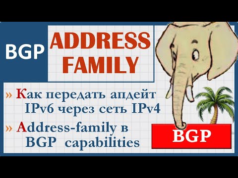 Видео: 6.8 BGP. Border Gateway protocol. Часть 8. Address-family